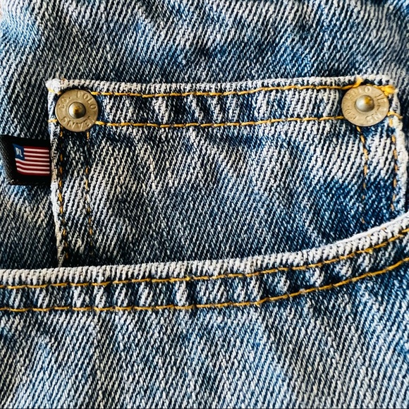 Vintage Polo Ralph Lauren 2 1/2" Saturday denim Mom Jeans Shorts - Picture 6 of 8